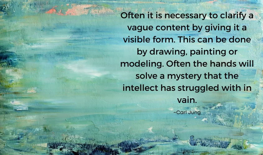 Quote with colourful background