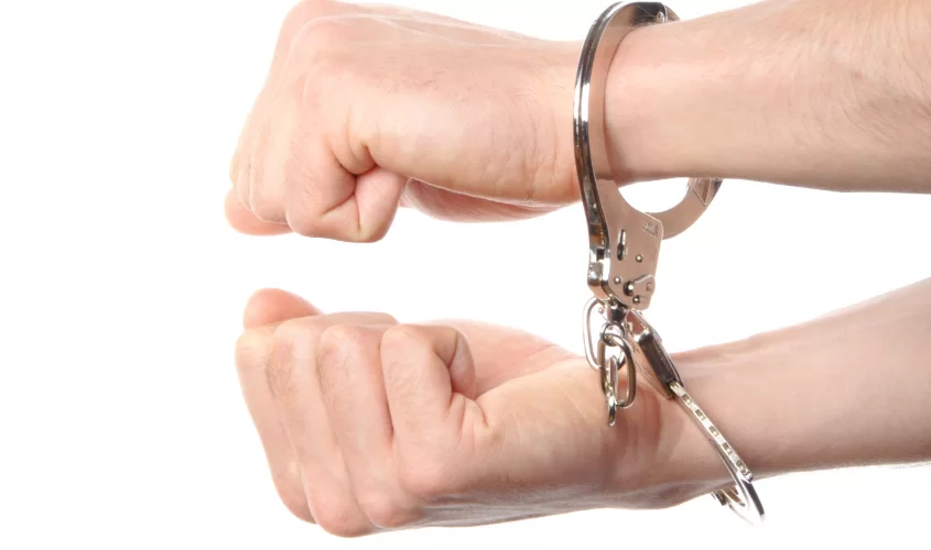 Person with handcuffs 