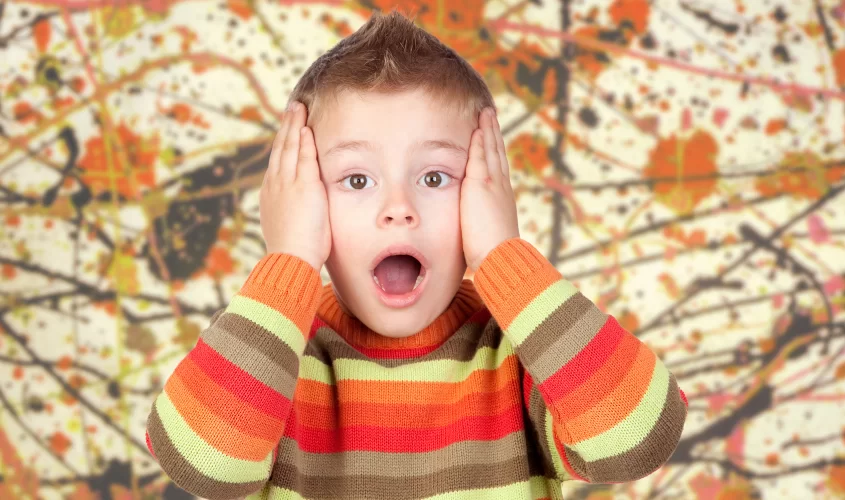 Surprised child