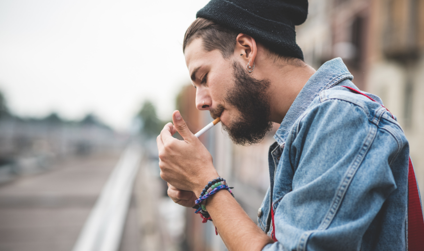 Man smoking