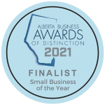 Alberta Business Awards of Distinction Finalist 2021 Graphic (Small Business)