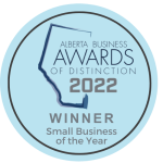 Alberta Business Awards of Distinction Finalist 2022 Graphic (Small Business)
