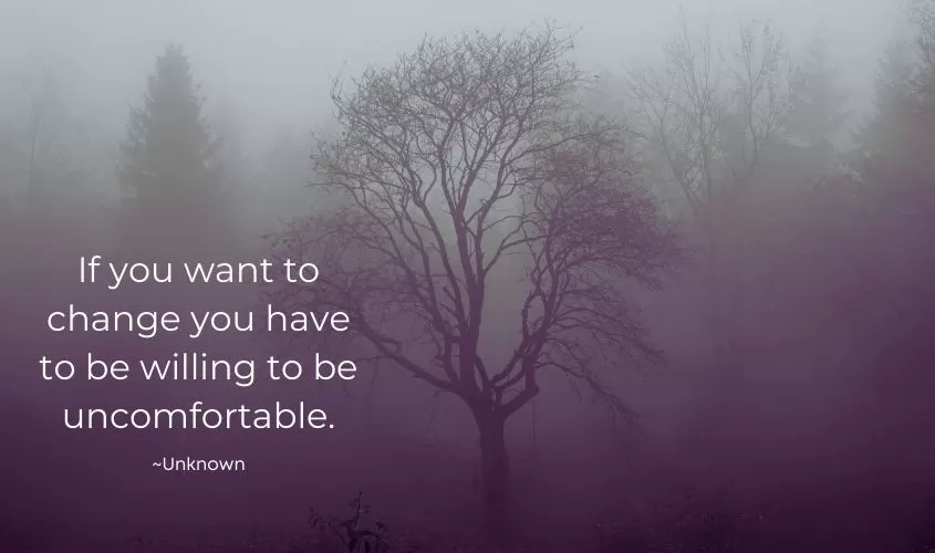 Quote with trees in background