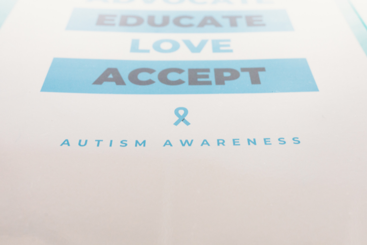 Autism awareness graphic.