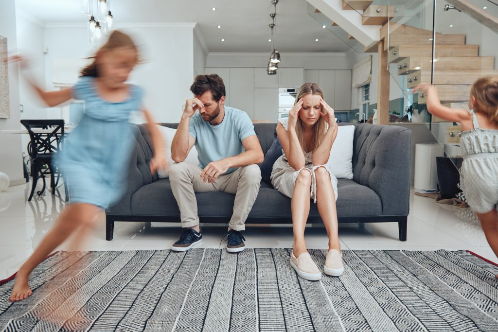 Tired,Parents,,Child,Energy,And,Parent,Care,Burnout,With,Anxiety