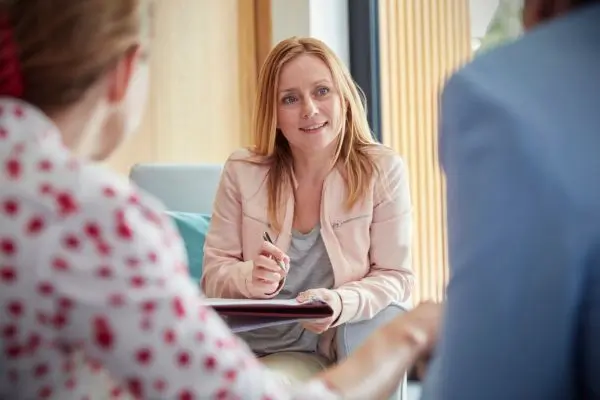 Therapist Talking to a Couple