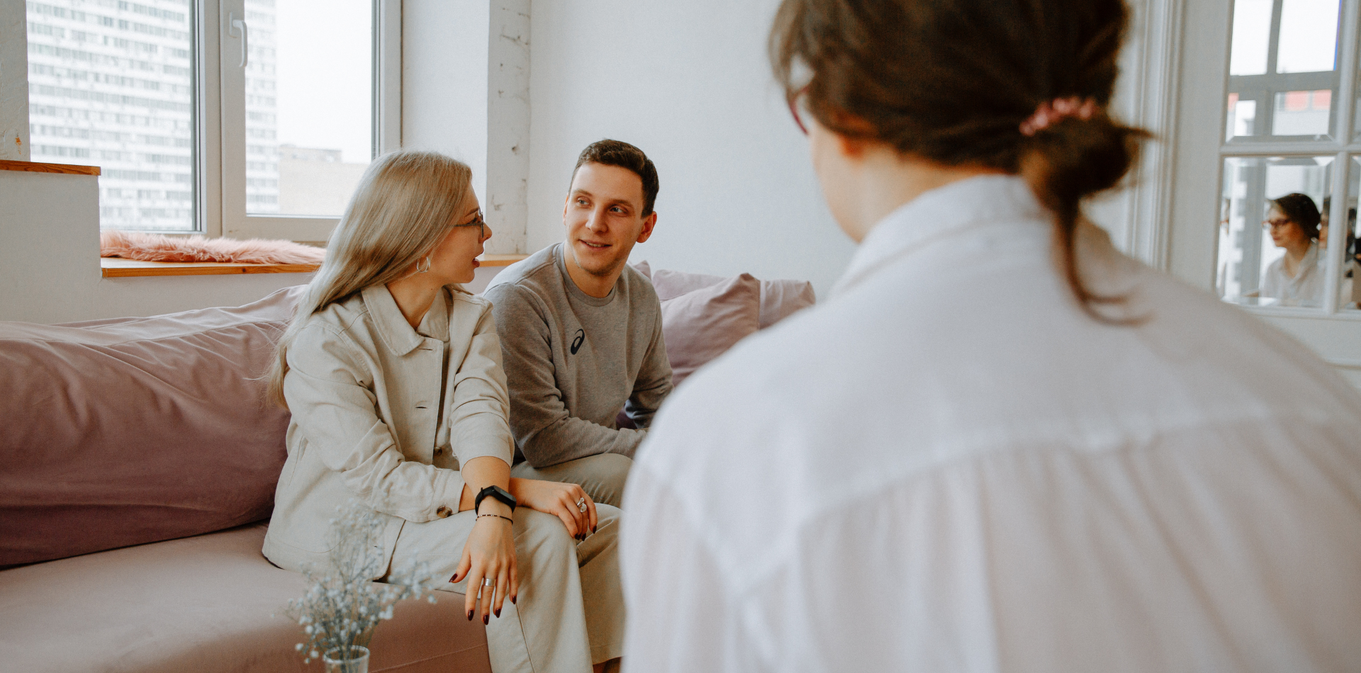 Couple that is in counselling.