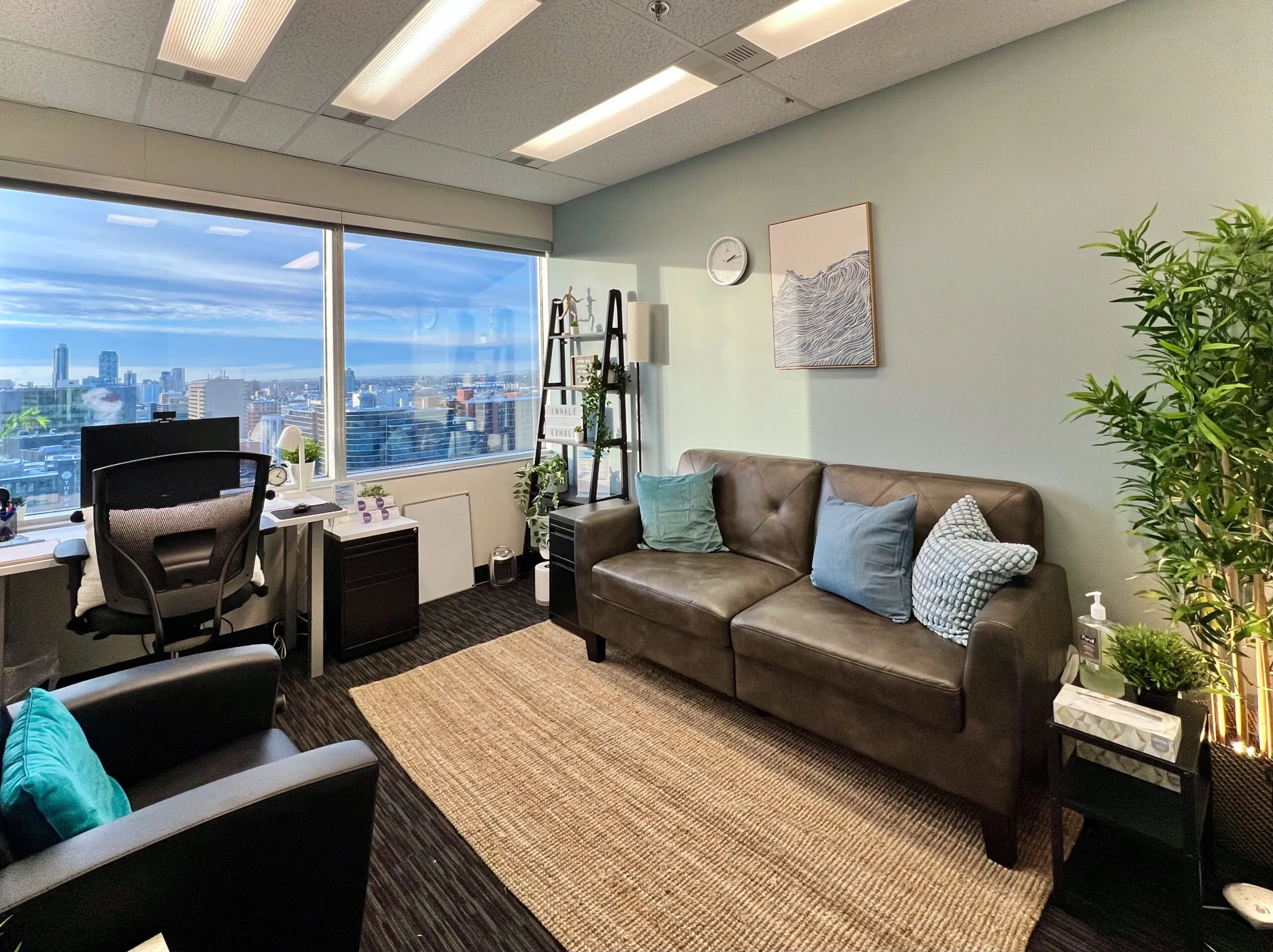 Cozy counselling office.