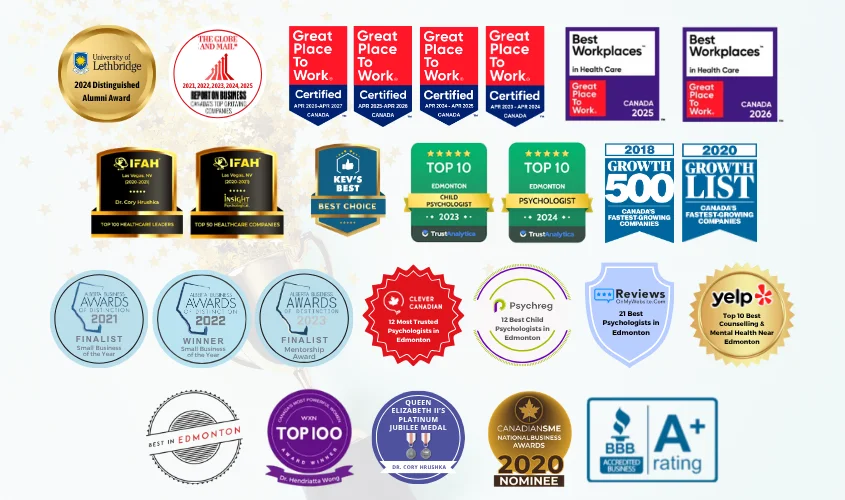 Insight Psychological's Award Icons